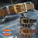 Dickies двойной булавка PU кожаный ремень 40mm петелька Vintage Gold пряжка ограничение цвет искусственная кожа мужской женский Dickies 