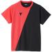 V-TS230 сигнал красный × черный настольный теннис футболка 