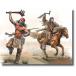 ma Starbo ks1/35 индеец война toma Hawk .. America .....2 body + лошадь пластиковая модель MB35192
