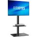 FITUEYES телевизор подставка 32~60 дюймовый соответствует полки имеется стена .. телевизор подставка высота настройка возможность подставка вращение возможность черный 