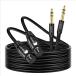 Twozoh XLR женский - 6.35mm (1/4 дюймовый ) TRS кабель 0.3M 2 шт. входит . заднее крыло дюймовый Jack XLR микрофонный кабель 