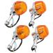 TIGRE BLANC �o�C�N �E�C���J�[ CB ���P�x �I�����W �A���o�[ 12V �ėp CB250T CB400F CL350 4�� �Z�b�g