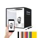 PULUZ фотосъемка box 25cm складной простой Studio фотосъемка комплект яркость настройка возможность фотосъемка Booth 96 шт. высокий цвет бисер LED свет &amp;