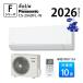 �G�A�R�� 10���p ��g�[ Panasonic �ȃG�l ���[���G�A�R�� �P��100V 2026�N eolia ���K ���� F�V���[�Y CS-286DFL-W �ϋv�� �ҏ�50���Ή� �����N���[�� �J�r�}��