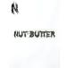 NUT-BUTTER Logo транскрипция стикер #BLACK NUT-BUTTER гайка масло аксессуары * товары сноуборд 
