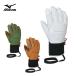 MIZUNO Mizuno лыжи перчатка мужской женский <2025> Z2JYA501 / ALL LEATHER 5 FINGER GLOVES Япония стандартный товар 
