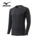  Mizuno MIZUNO нижняя рубашка мужской <2024>C2JAA631 / breath Thermo нижний одежда средний толщина for Active вырез лодочкой рубашка с длинным рукавом / мужской 