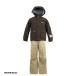 �X�L�[�E�F�A �L�b�Y �X�m�[�E�F�A �W���j�A ROSSIGNOL ���V�j���[�� �㉺�Z�b�g JR GIRL SUIT / RLMJS03 �֘A�摜1