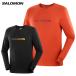 [15 день ограничение P10 раз!]SALOMON Salomon лыжи одежда мужской <2024> SAL LOGO PERF LS TEE M / LC2231