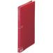 te-ji- clear file A4 vertical 20 pocket . width 15mm wine red CF-442-18 1 pcs. 