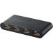  Elecom HDMI switch ( environment consideration package ) 3 port ( input :3, output :1) RoHS finger . basis DH-SW31BK|E 1 piece 