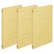TANOSEE Flat файл ( non staple модель ) A4 вертикальный 150 листов . форма . ширина 18mm желтый 1 упаковка (3 шт. )