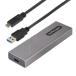 USB-C 10Gbps-M.2 NVMe & M.2 SATA SSD установленный снаружи кейс M2-USB-C-NVME-SATA 1 шт ( ваш заказ . товар )