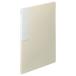 TANOSEE clear book A4 vertical 12 pocket . width 10mm eggshell white 1 pcs. 