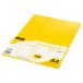 TANOSEE цвет прозрачный держатель ( одиночный цвет модель ) A4 желтый 1 упаковка (10 листов )