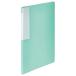 TANOSEE clear книжка ( воспроизведение PP) A4 вертикальный 12 карман . ширина 10mm mint green 1 шт. 