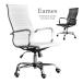  офис стул модный наклонный стул белый оставаясь дома Work рабочий стул Eames стул подлокотник с роликами .