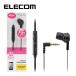  Elecom EHP MC3520BK монофонический наушники Mike есть kana ruC3520 черный EHPMC3520BK