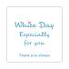  White Day наклейка ( угол круг 40 мм / листов число выбор .. )(whiteday-033)