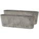 [ затраты ko] искусство Stone раунд контейнер посадочная машина 55cm 2 шт. комплект 