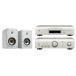 [ затраты ko] Denon усилитель *CD плеер *POLK комплект динамиков белый 