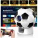  футбол проектор лампочка форма проектор для бытового использования маленький размер потолок ..1080P высокое разрешение смартфон ....android TV установка легкий 5G wi-fi6 домашний театр (эффект живого звука) стена compact 
