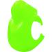 tsu расческа зажим ru зеленый цвет (5011G) (780-8852)