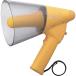 TOA маленький размер рука type мегафон свисток звук имеется TOA( АО ) (ER-1106W) (290-4551)