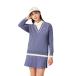  TaylorMade Golf [Ws] поддельный Layered L/S свитер / Shark серый / TO077 / M54021