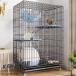 2024 кошка для клетка большой много голова .. сборка легко складывается тип уборка легко кошка для мера compact высота не ржавеет домик для кошек 