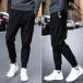  брюки-джоггеры тренировочный брюки мужской тренировочные брюки джерси обтягивающий салон одежда чёрный 