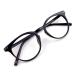 [ outlet ] Boston no lenses fashionable eyeglasses ( lens none ) black . glasses men's lady's man and woman use 