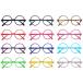  round color no lenses fashionable eyeglasses ( lens none ) circle glasses man and woman use cosplay item 