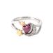  first in Japan purple color. 18 gold K18 purple Gold month * star * Heart ring 