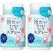石澤研究所 【お得な2個セット】紫外線予報 冷たいUVスプレーP SPF50+ PA++++ 1歳から使える 顔 体 ひんやり 日焼けどめ ローション 60g 東京南倉庫