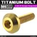 64�`�^���{���g M6�~25mm P1.0 �e�[�p�[�w�b�h �Z�p�� �{�^���{���g �S�[���h�J���[ 1�� JA857