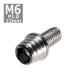  колпак болт M6×12mm P1.0 конус ракушка нержавеющая сталь серебряный 1 шт TB0248