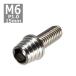  колпак болт M6×15mm P1.0 конус ракушка нержавеющая сталь серебряный 1 шт TB0249