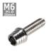  колпак болт M6×20mm P1.0 конус ракушка нержавеющая сталь серебряный 1 шт TB0250