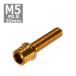  колпак болт M5×20mm P0.8 конус ракушка нержавеющая сталь Gold 1 шт TB0302
