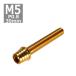  колпак болт M5×30mm P0.8 конус ракушка нержавеющая сталь Gold 1 шт TB0304