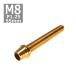  колпак болт M8×55mm P1.25 конус ракушка нержавеющая сталь Gold 1 шт TB0337