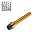  колпак болт M8×55mm P1.25 конус ракушка нержавеющая сталь Gold & жарение titanium цвет 1 шт TB0937