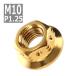  фланец гайка M10 P1.25 боковой отверстие нержавеющая сталь Gold 1 шт TF0095