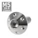  кнопка болт M5×15mm P0.8 отверстие head нержавеющая сталь серебряный 1 шт TR0047