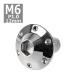  кнопка болт M6×12mm P1.0 отверстие head H-1 нержавеющая сталь серебряный 1 шт TR0177