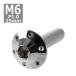 кнопка болт M6×25mm P1.0 отверстие head H-1 нержавеющая сталь серебряный 1 шт TR0180