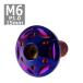  кнопка болт M6×15mm P1.0 Star отверстие head нержавеющая сталь жарение titanium цвет 1 шт TR0248