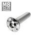  кнопка болт M8×35mm P1.25 отверстие head H-1 нержавеющая сталь серебряный 1 шт TR0543