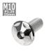 кнопка болт M10×25mm P1.25 Star head нержавеющая сталь серебряный 1 шт TR0602